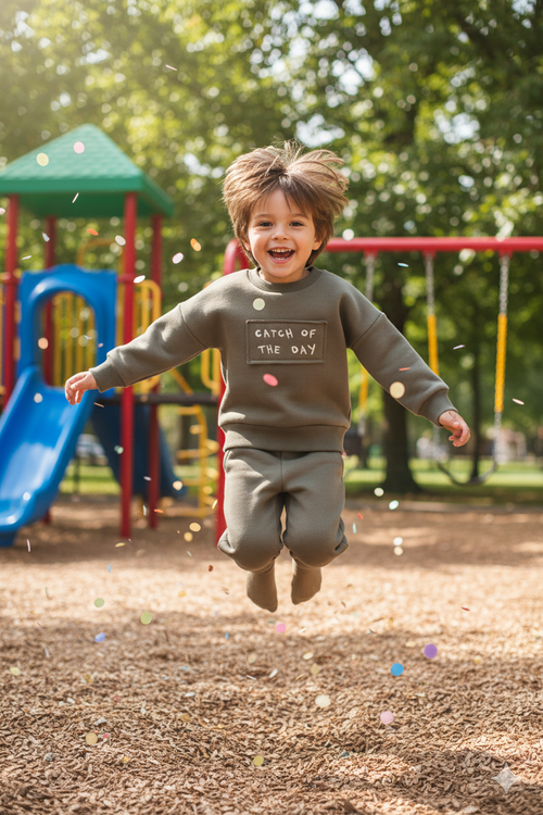 Catch Of The Day Fleeced Set