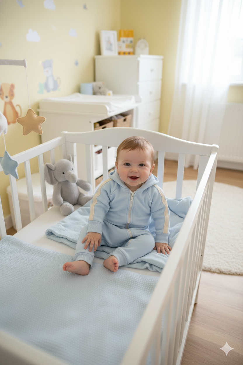 Blue Fleeced Overall