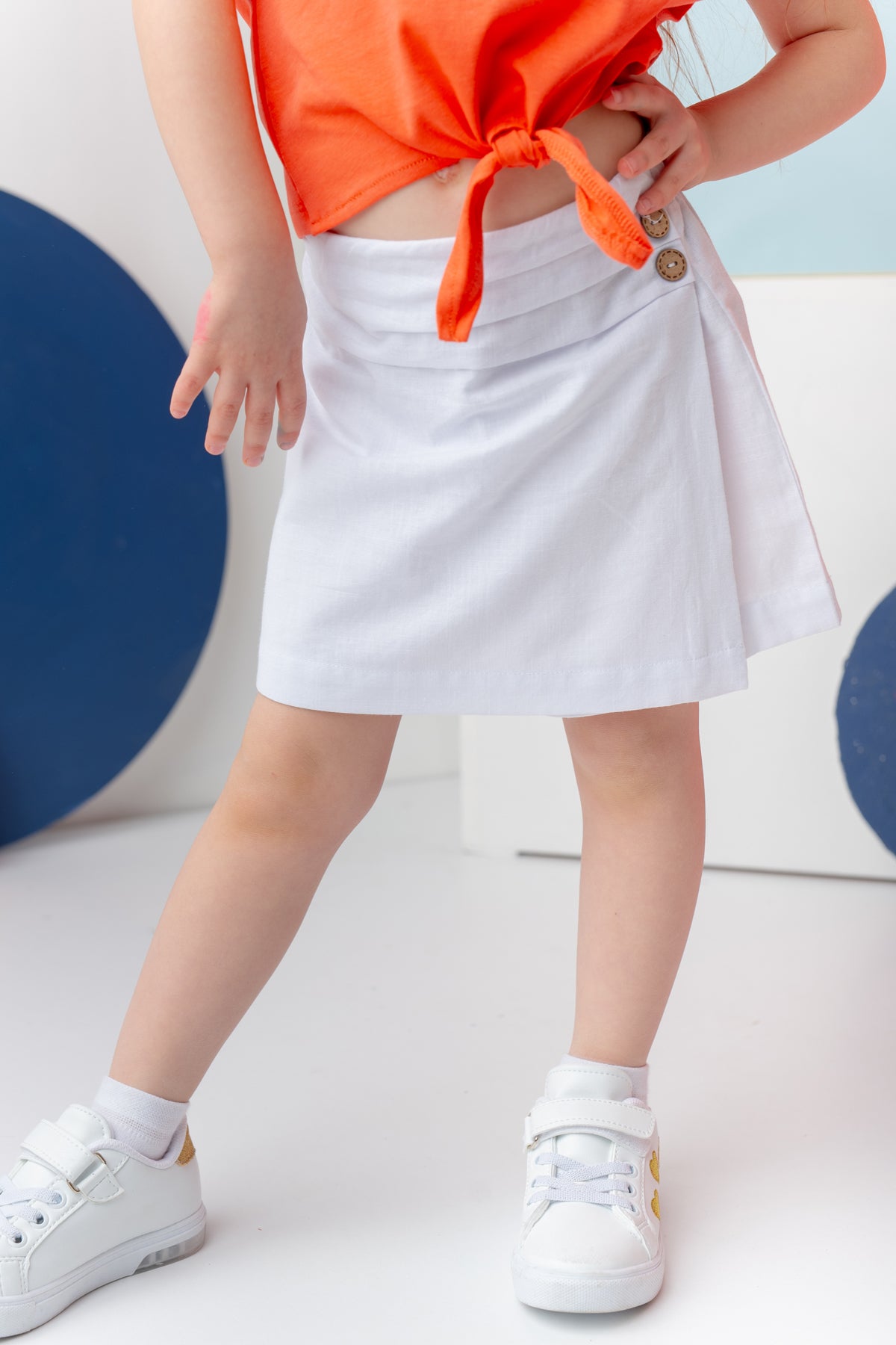 Girls Chambray Skort