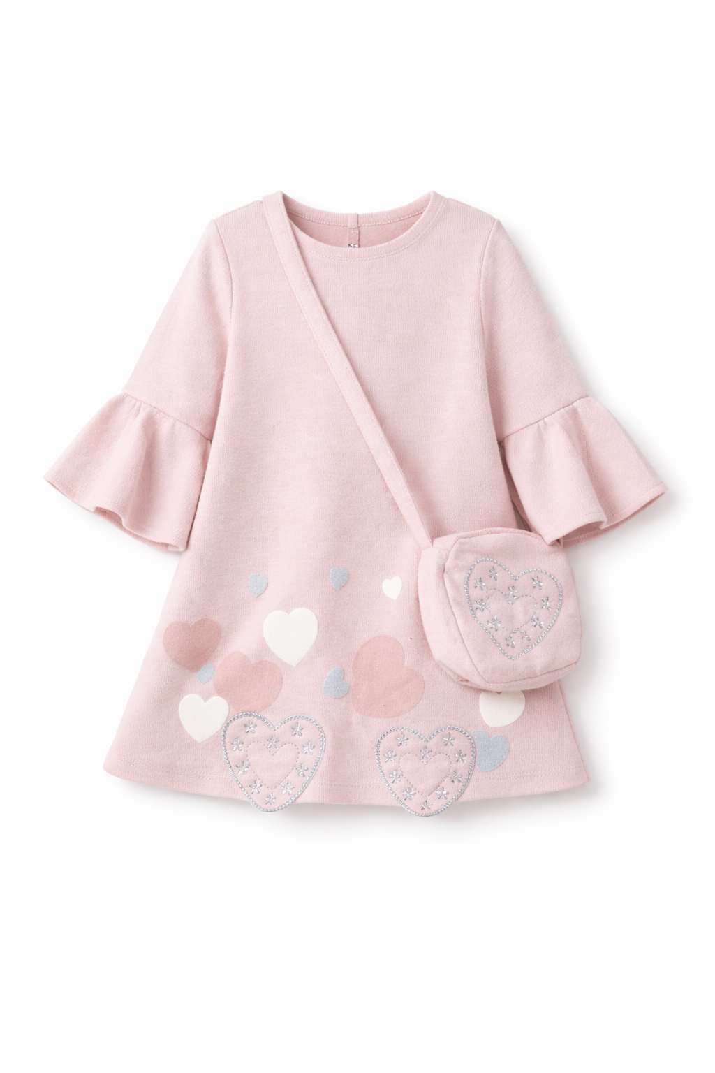 Sweet Heart Pink Dress Set