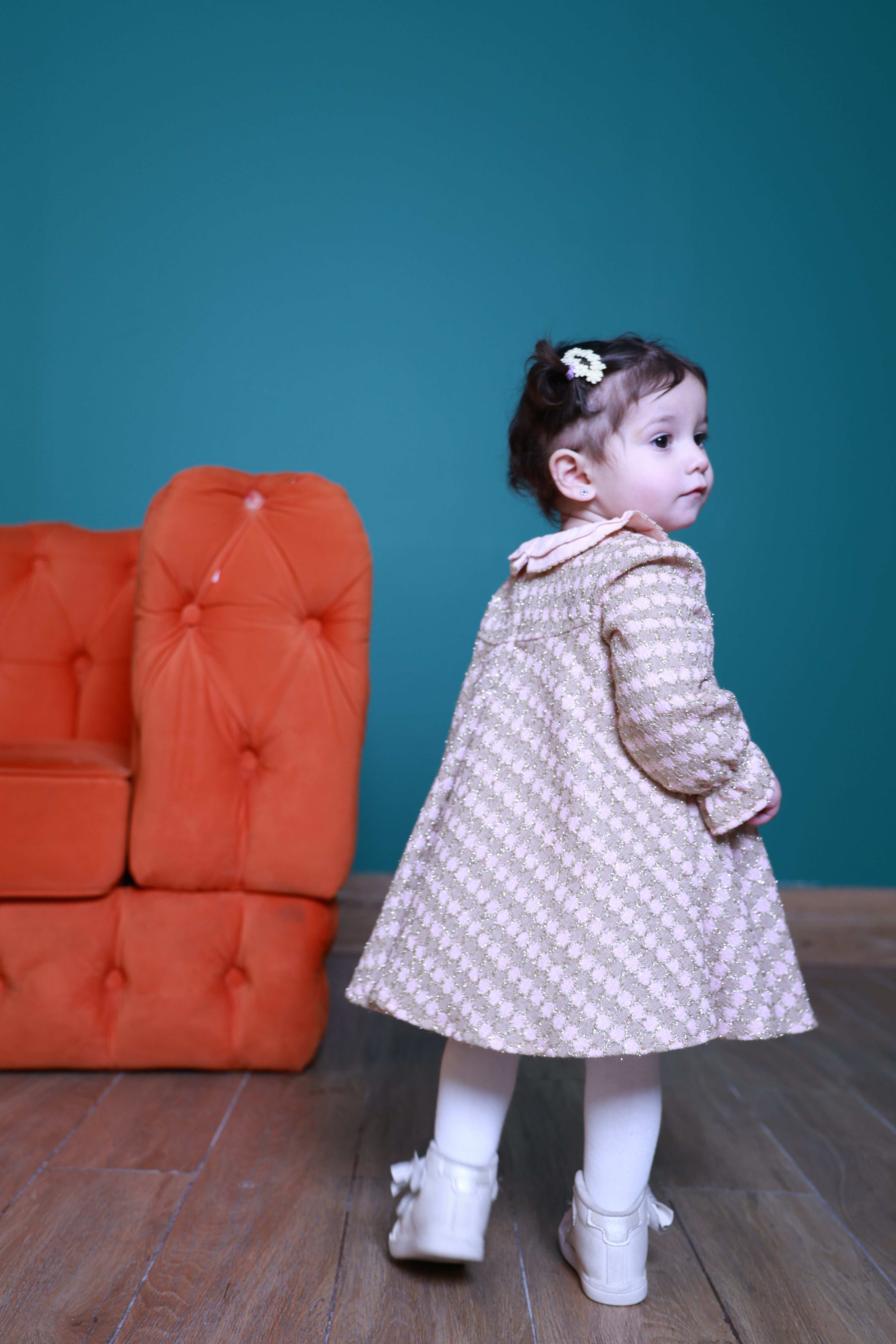 Blush Sparkle Baby Dress