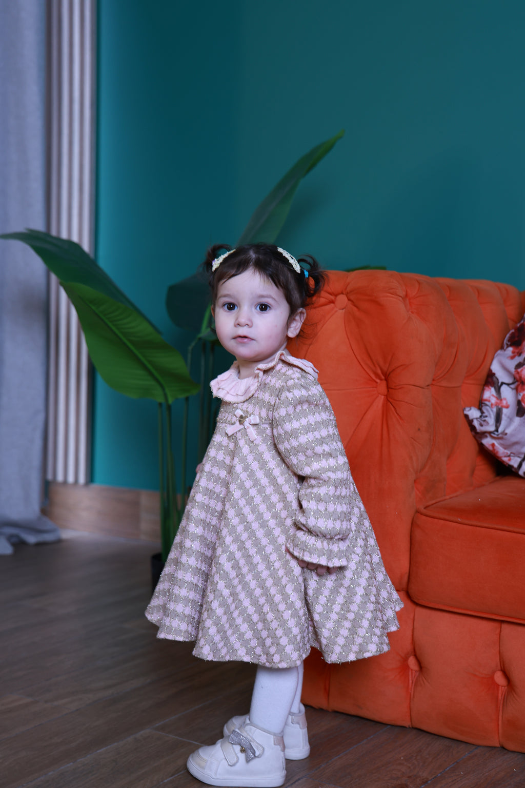 Blush Sparkle Baby Dress