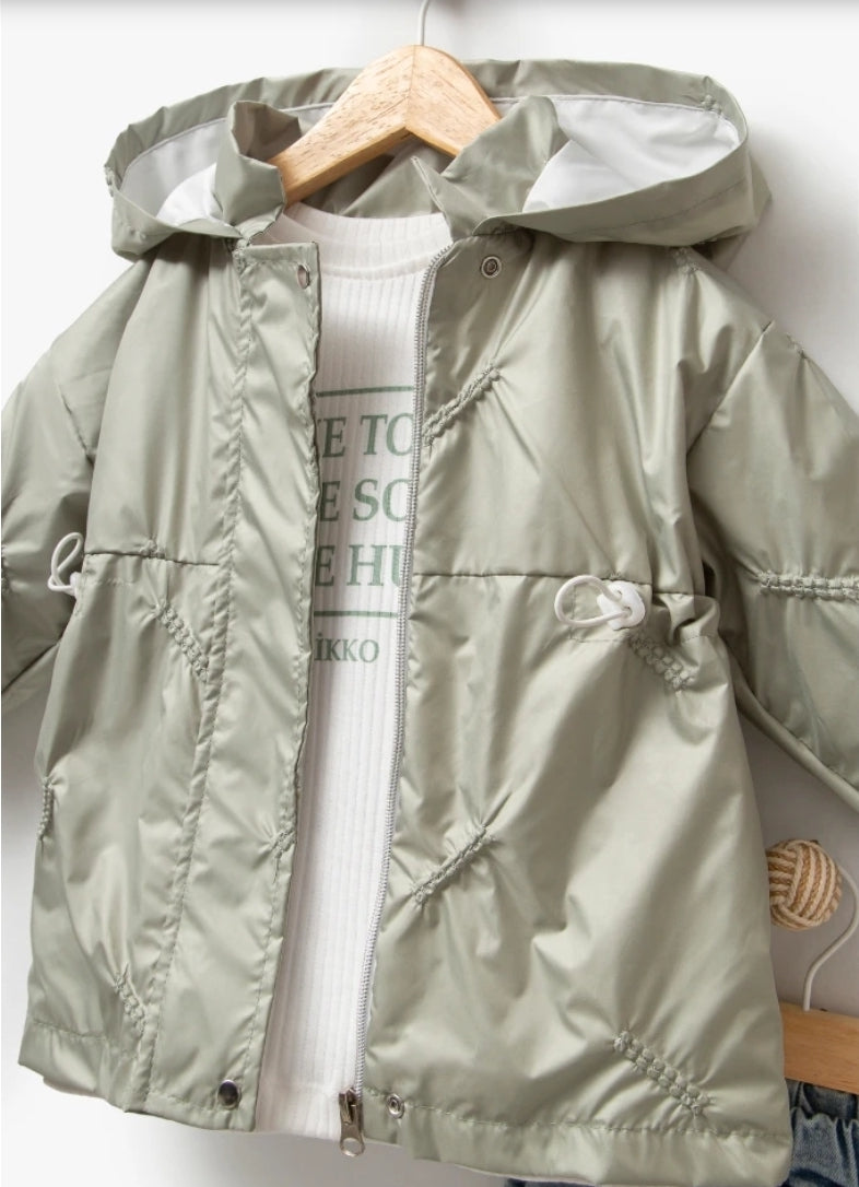 Mini Style Sage Green Girls Outfit