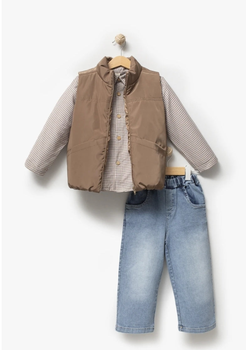Modern Boys Vest Outfit Set
