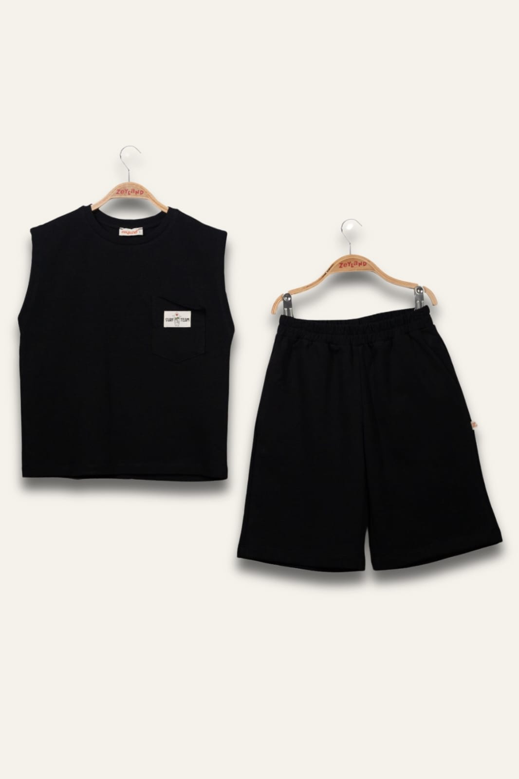 Sleeveless Shorts Set