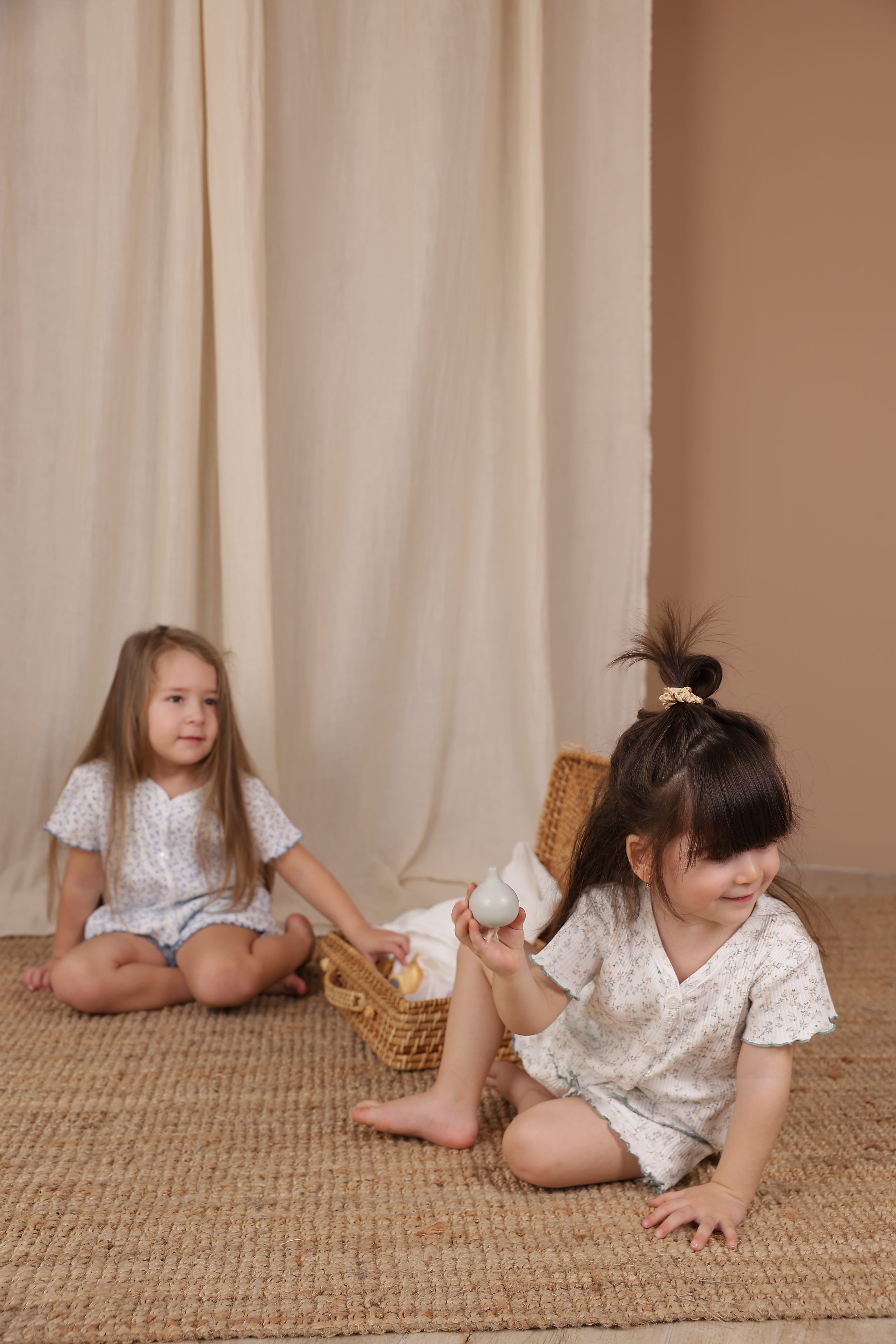 Soft Floral Cotton Pajamas